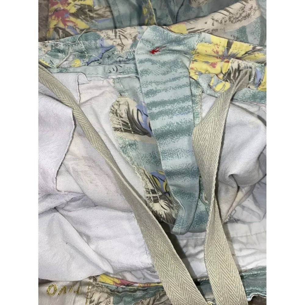 TIVO ROXX Men's Flat Front Cargo Shorts Tropical Hawaiian Floral Sz 38 - Picture 4 of 6